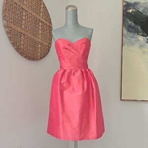 Alfred Sung | Elegant Pink Strapless Dress